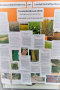 Pinwand mit Überschrift "Biodiversitätsförderung der Landwirtschaftsschule" und Ausdrucken