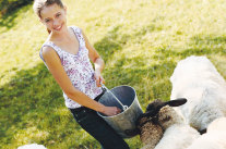 Schriftzug Erlebnis Bauernhof - Lernprogramme für Grund- und Förderschulen