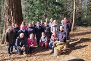 Personengruppe im Wald